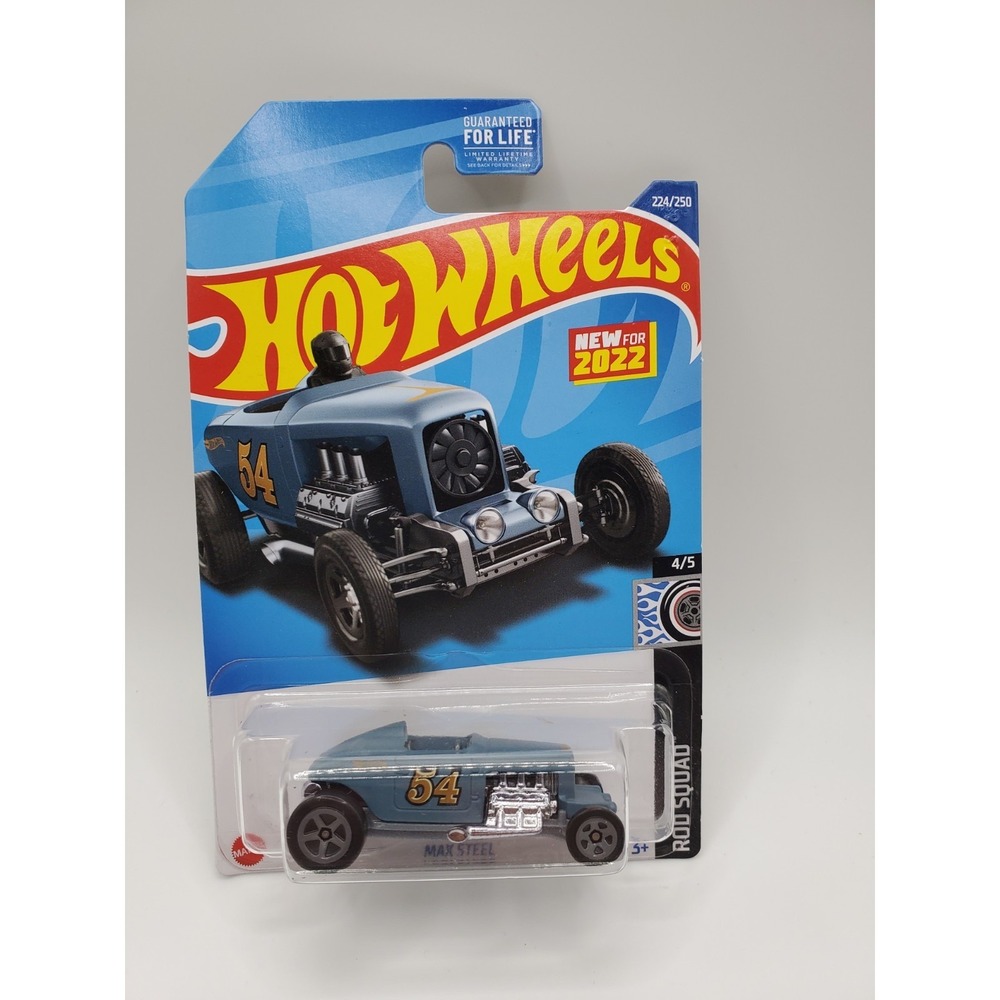 HOT WHEELS GREY 2022 #224 MAX STEEL Rod Squad